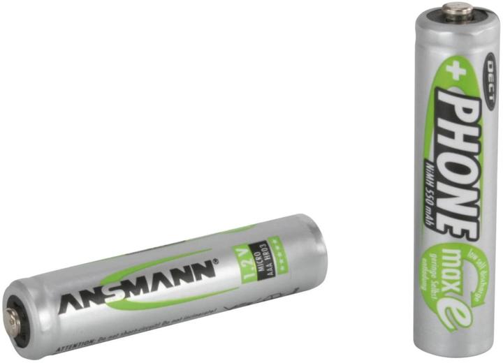 Actual product image Ansmann Micro (AAA) battery NiMH DECT max (2 pcs., AAA, 550 mAh)