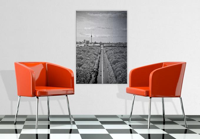 Actual product image Trenddeko The sky over Berlin (70 x 100 cm)