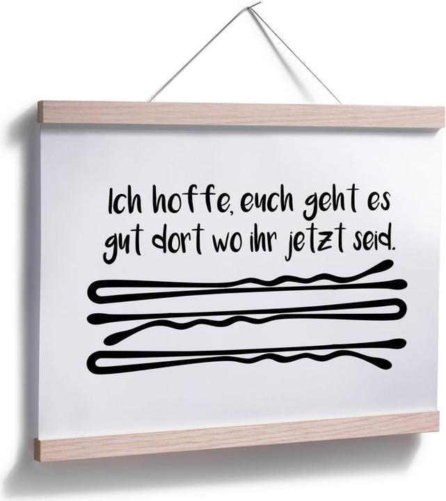 Produktbild Trenddeko Ich hoffe euch geht es gut (80 x 60 cm)
