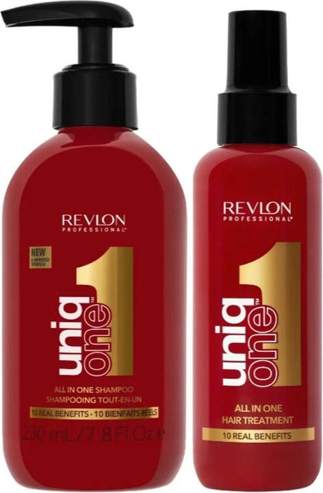 Produktbild Revlon Professional Uniqone™ Hair Treatment Classic + All In One Shampoo Pack (230 ml, Flüssiges Shampoo)