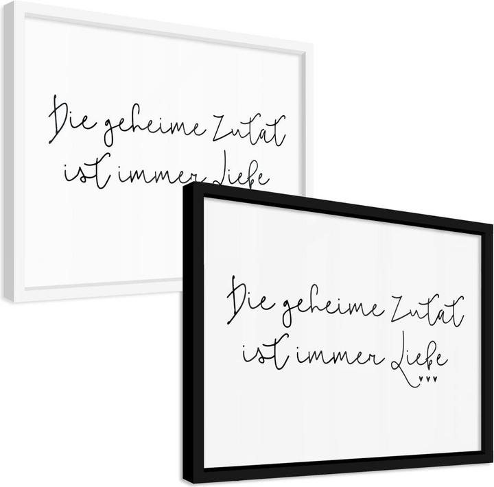 Image du produit Trenddeko L'ingrédient secret est toujours l'amour (40 x 50 cm)