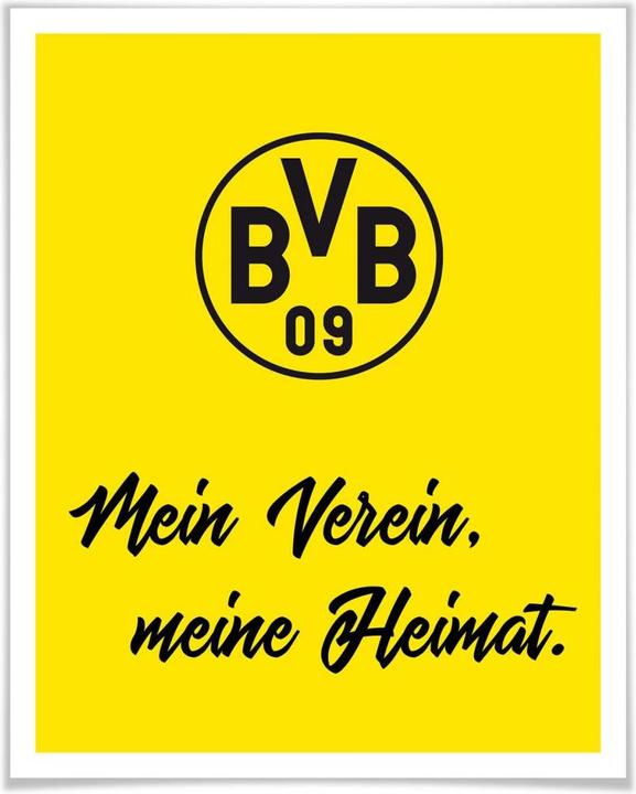 Actual product image Borussia Dortmund BVB My club, my home (24 x 30 cm)