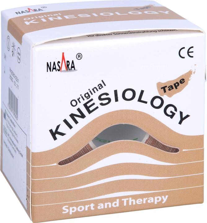 Actual product image Mikros NASARA Kinesiology Tape Beige 5cmx5m, 1 pc PFL (5 m)