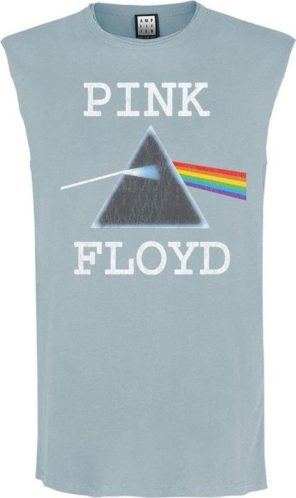 Image du produit Amplified Mens Dark Side Of The Moon Pink Floyd Sleeveless Tank Top (L)