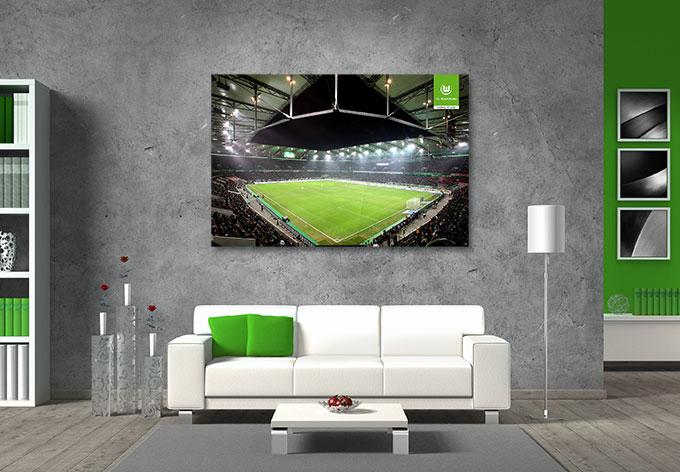 Image du produit VfL Wolfsburg Arène Volkswagen (120 x 75 cm)