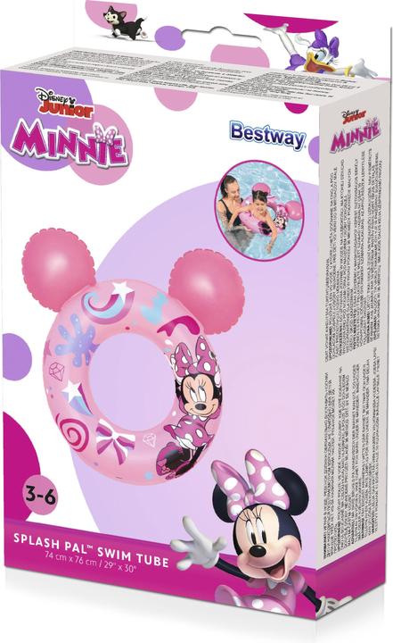 Actual product image Bestway Disney Junior ® Minnie Mouse swimming ring 74 x 76 cm