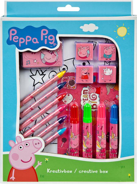 Actual product image Undercover Craft set creative box Peppa Pig 26 pieces