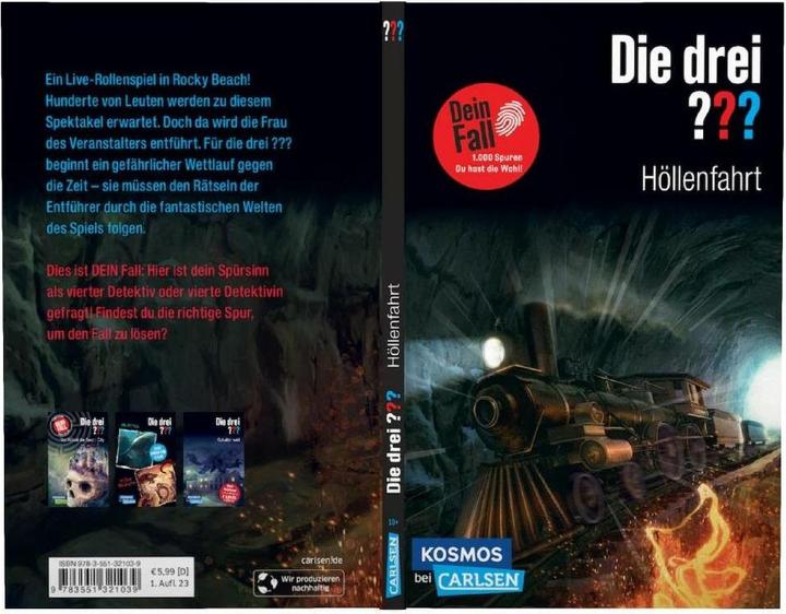 Produktbild Die drei DREI FRAGEZEICHEN - Dein Fall Höllenfahrt (Christoph Dittert, Deutsch)
