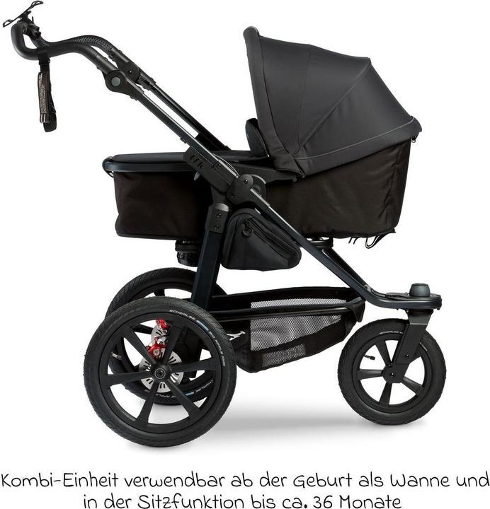 Actual product image TFK Kinderwagen 3 in 1 3in1 Kombi-Kinderwagen-Set Pro mit Luftreifen