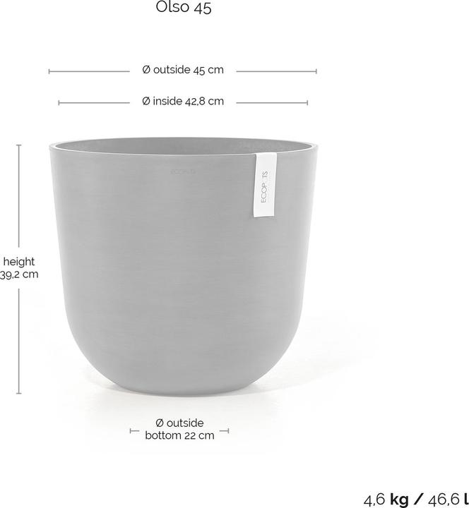 Produktbild Ecopots Oslo (45 cm)