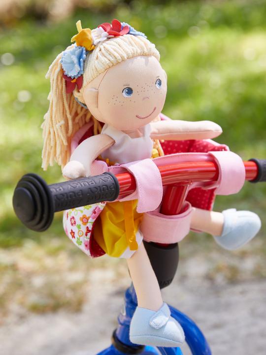 Image du produit Haba Siège de bicyclette pour poupée - Pré fleuri