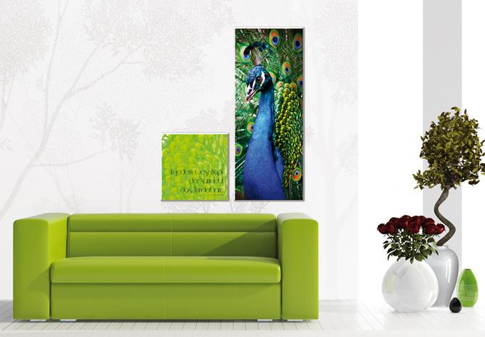Actual product image Trenddeko In every creature of nature (2-part) (40 x 40 cm, 40 x 100 cm)