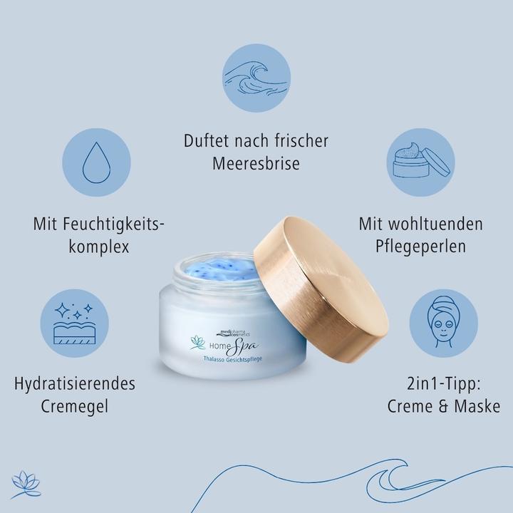 Actual product image Dr. Theiss Home Spa Thalasso Gesichts, 50 ml GEL (50 ml, Face gel)