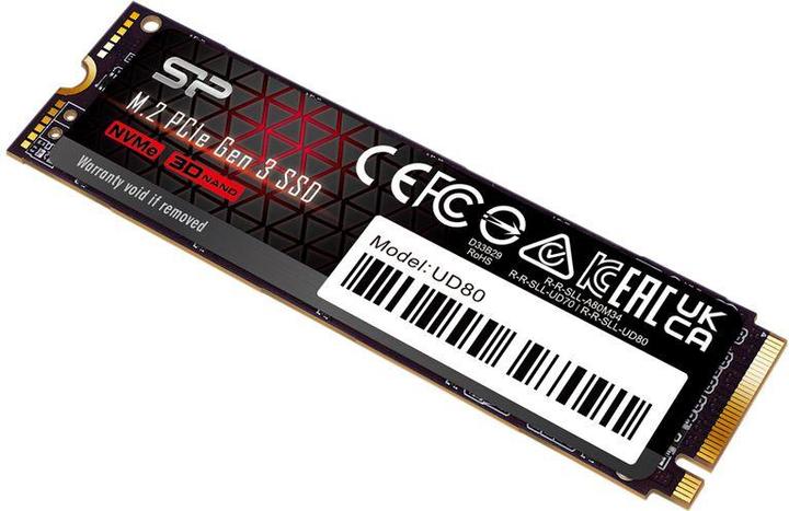 Produktbild Silicon Power SSD UD80 500GB M.2 PCIe Gen3 x4 NVMe 3400/1000 MB/s (500 GB, M.2 2280)
