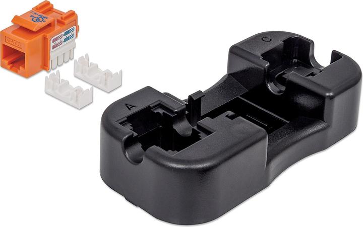 Actual product image Intellinet Cat6 modular jack (Network coupling)