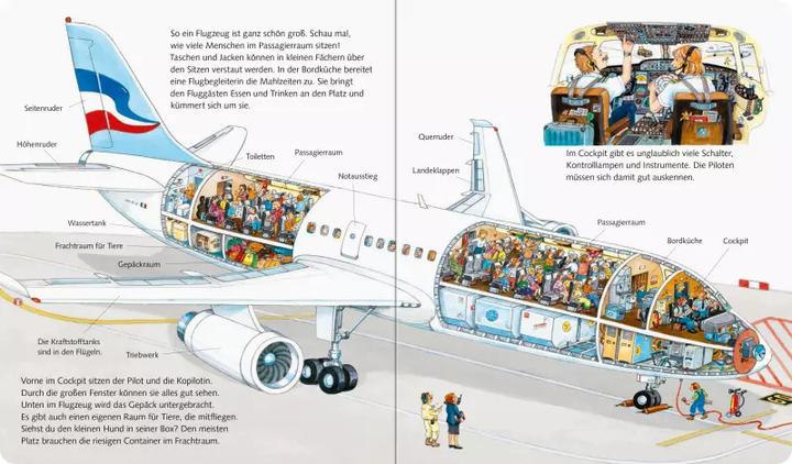 Immagine prodotto Ravensburger Il mio mondo di veicoli: All'aeroporto (Tedesco, Susanne Gernhäuser, Macellaio Wolfgang)