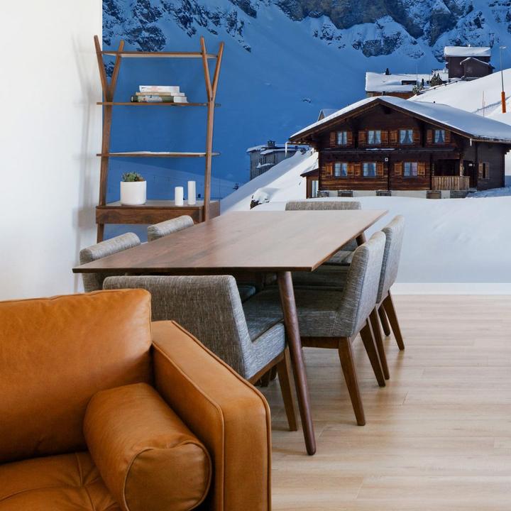 Image du produit Trenddeko Chalet de vacances dans les Alpes suisses (336 x 260 cm)