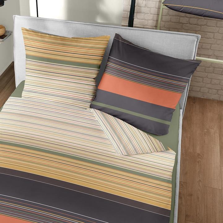 Actual product image Dormisette Flannel bed linen Mariefred black (Bedding set, 135x200 cm + 80x80 cm)