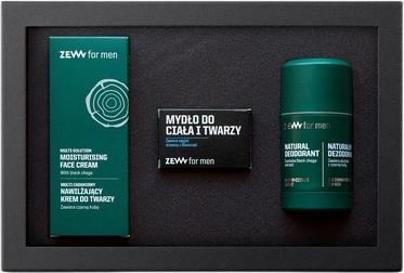 Image du produit ZEW for men Set de crème hydratante pour tous - 80ml de crème, 85ml de savon, 80ml de déodorant
