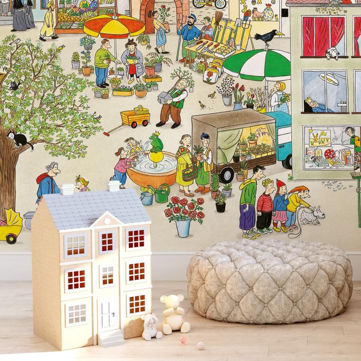 Image du produit Wimmel Marché au printemps (384 x 260 cm)