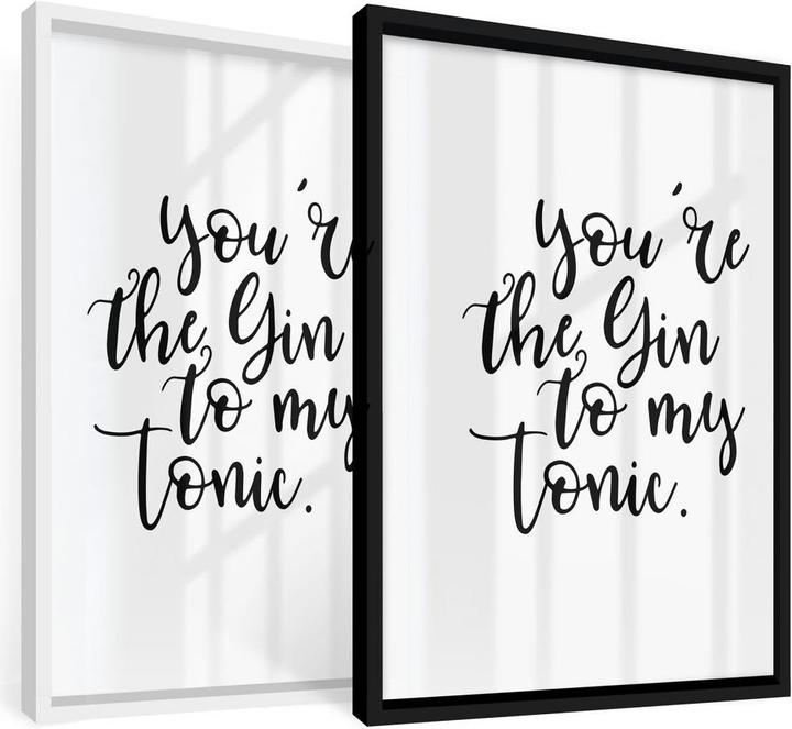 Actual product image Trenddeko You are the gin to my tonic (40 x 50 cm)