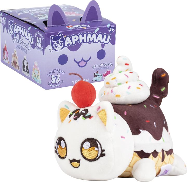 Image du produit Aphmau 6" Mystery Meemeow Plush - Ice Cream (15.24 cm)