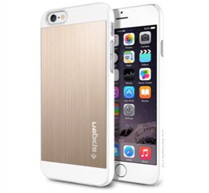 Actual product image Spigen Aluminum Case for iPhone 6/6S (4.7") Champagne Gold (Apple iPhone 6)