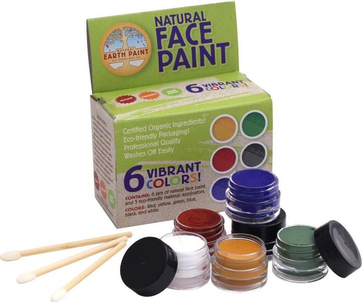 Actual product image Natural Earth Paint Natural face paint kit - 6 colours
