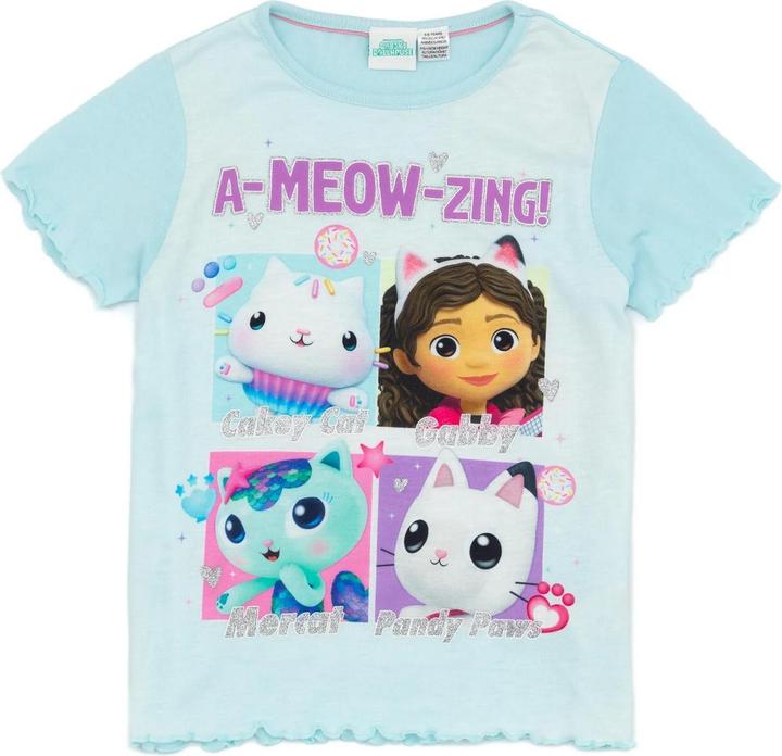 Produktbild Gabby's Dollhouse A Meow Zing Schlafanzug mit Shorts Mädchen (116)