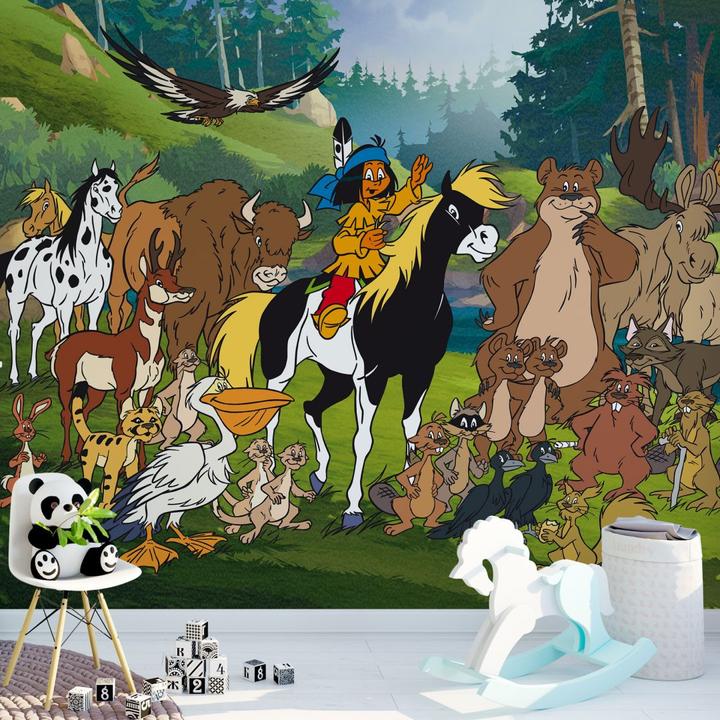 Actual product image Yakari With animals (480 x 350 cm)