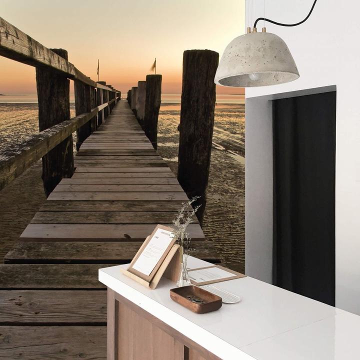 Actual product image Trenddeko Wadden Sea jetty (144 x 260 cm)