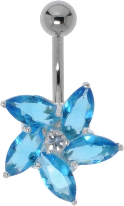 Immagine prodotto Bijouteria Piercing ventre (Acciaio inossidabile, Argento 925, Zirconia)