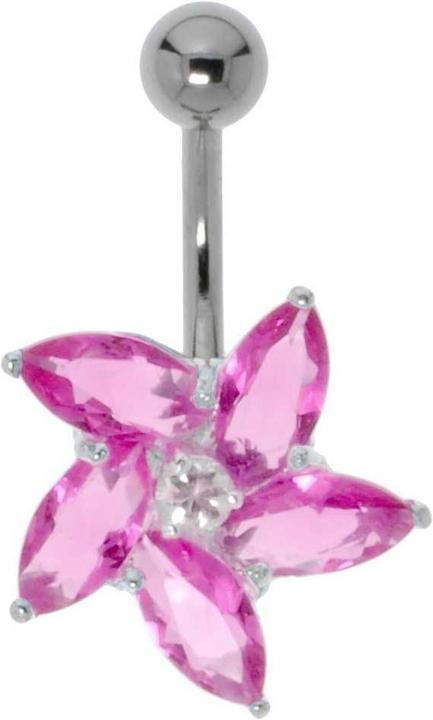 Immagine prodotto Bijouteria Piercing ventre (Acciaio inossidabile, Argento 925, Zirconia)