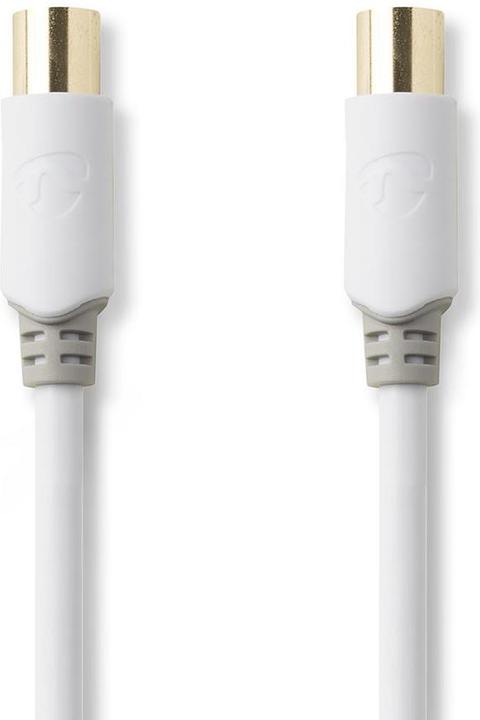 Immagine prodotto Nedis Cavo coassiale - IEC maschio - IEC (Coax) femmina - Placcato oro - 75 Ohm - Doppio schermo - 1 (75 dB, Cavi antenna)