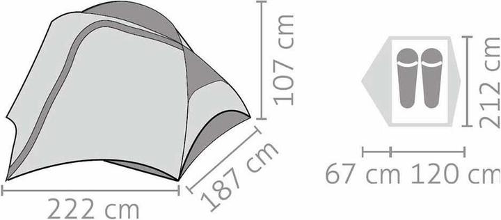 Immagine prodotto Salewa Micra II (Tenda a cupola, 2.30 kg, 2 persone)