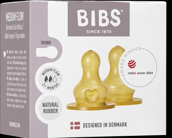Image du produit Bibs Anti-Colic Tétine Latex Medium Flow 2 pièces