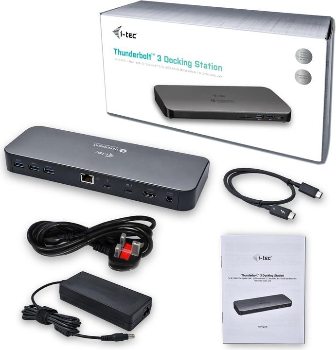 Image du produit i-tec Thunderbolt 3 Dual Dock (Thunderbolt, 2 Ports)