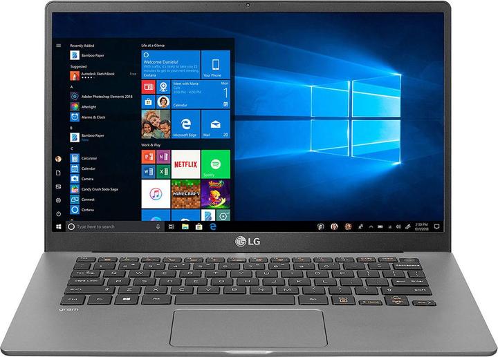 Produktbild LG Gram 14 – Z90N-V.AP52G (14", Intel Core i5-1035G7, 8 GB, 256 GB, DE)