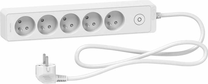 Schneider Electric Protection contre les surtensions Odace 5 prises 1,5 m blanc (ST9351W) (1.50 m, PECO 7/5)
