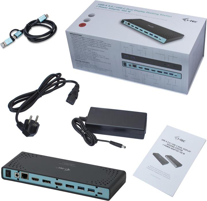 Produktbild i-tec Dualdock (USB-C, 14 Ports)