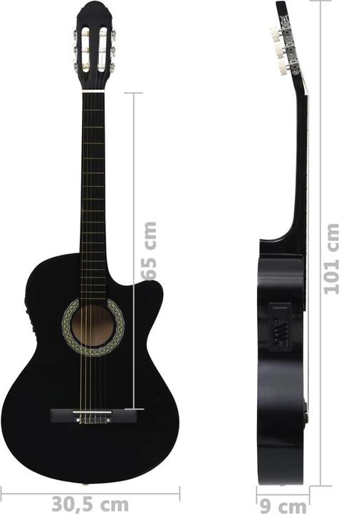 Actual product image VidaXL Yelva (Acoustic guitar, Duroplastic plastics, Lime wood)