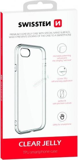 Actual product image Swissten Clear Jelly iPhone 13 Transparent Cover (Apple iPhone 13)