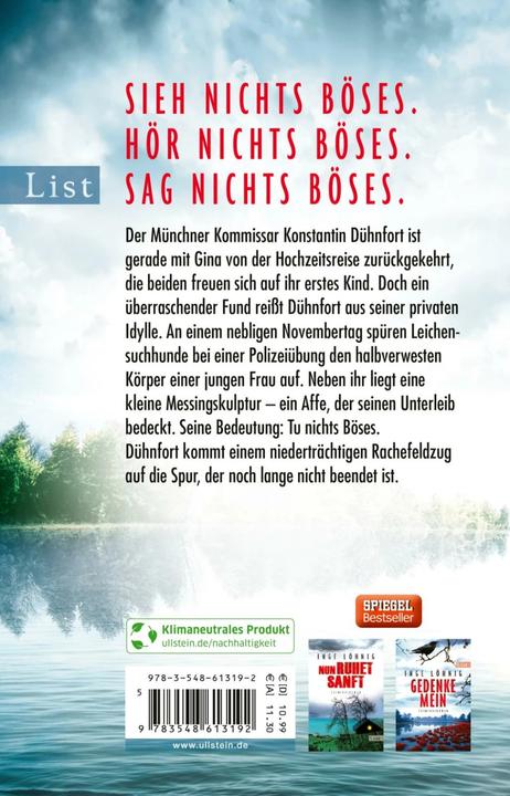 Image du produit Sieh nichts Böses (Allemand, Inge Löhnig, 2017)