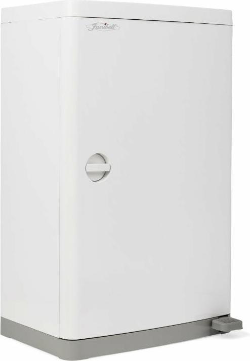 Janibell Seau à couches Seau à couches Poubelle blanche 43 L avec grande capacité et pédale