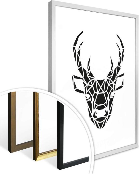 Immagine prodotto Trenddeko Cervo origami (24 x 30 cm)