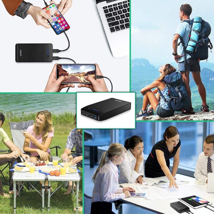 Actual product image Choetech B613Q (20000 mAh, 18 W, 74 Wh)