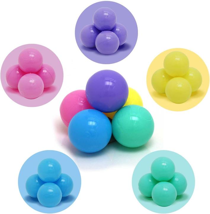 Actual product image LittleTom 1000 pcs. Colourful balls for ball pool