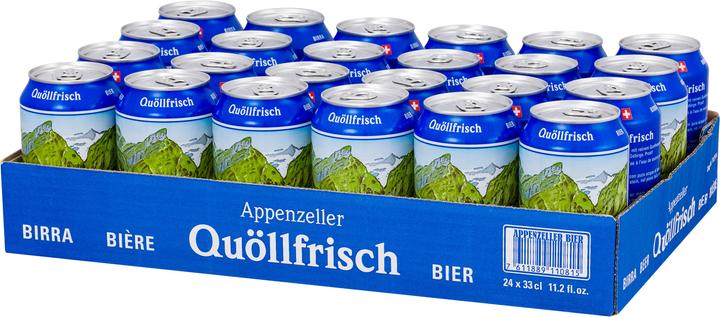 Appenzeller Bier Quöllfrisch Lager (24 x 33 cl)