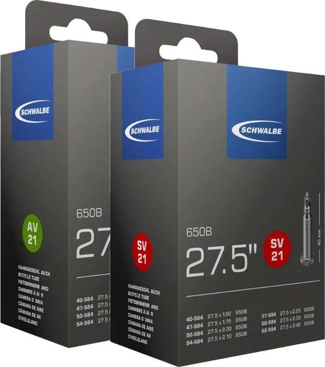 Immagine prodotto Schwalbe Sv21 (Presta (SV), 27.5", 40 mm)