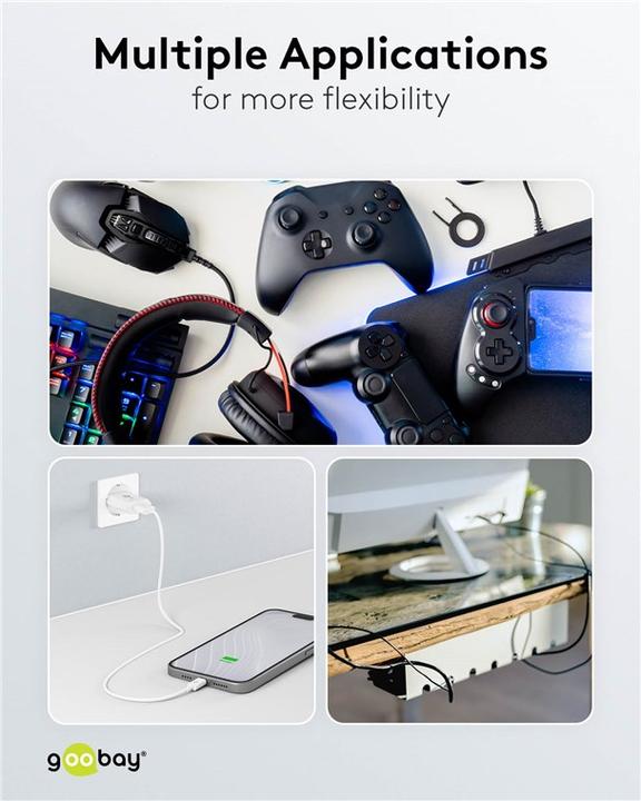 Actual product image Goobay USB 2.0 Hi-Speed (0.30 m, USB 2.0)